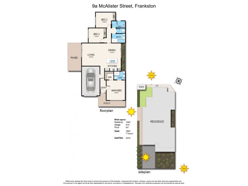 9A and 9B McAlister Street, Frankston VIC 3199 Floorplan