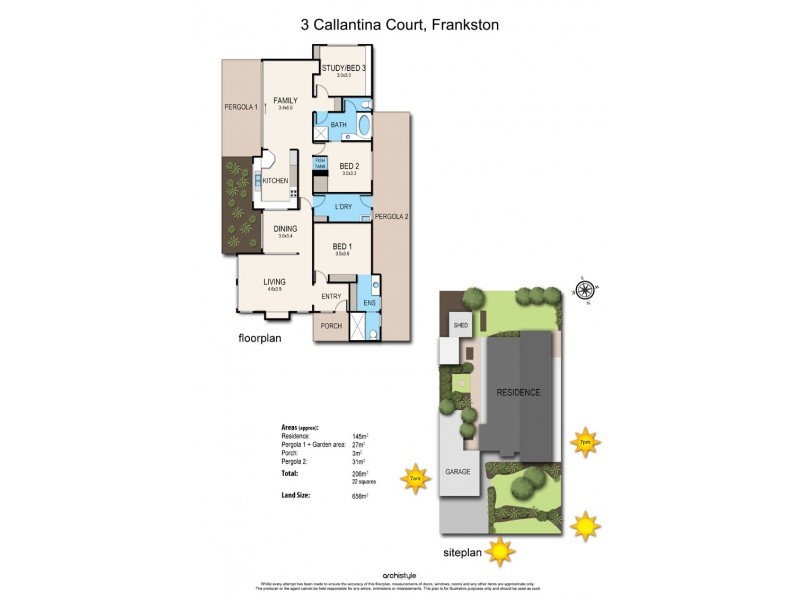 3 Callantina Court, Frankston VIC 3199 Floorplan