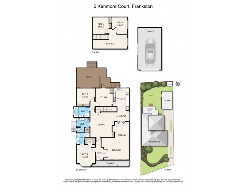 5 Kenmore Court, Frankston VIC 3199 Floorplan