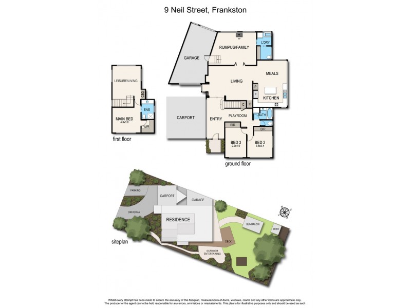 9 Neil Street, Frankston South VIC 3199 Floorplan