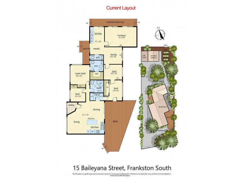 15 Baileyana Street, Frankston South VIC 3199 Floorplan