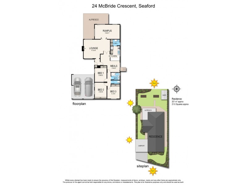 24 McBride Crescent, Seaford VIC 3198 Floorplan