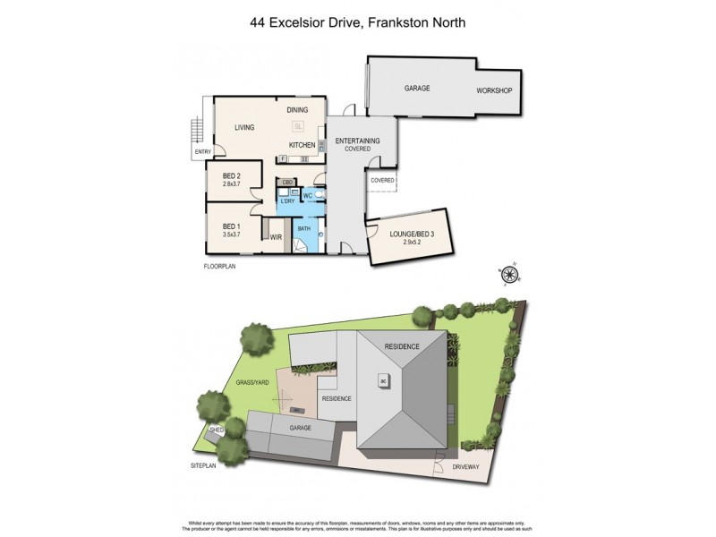 44 Excelsior Drive, Frankston North VIC 3200 Floorplan