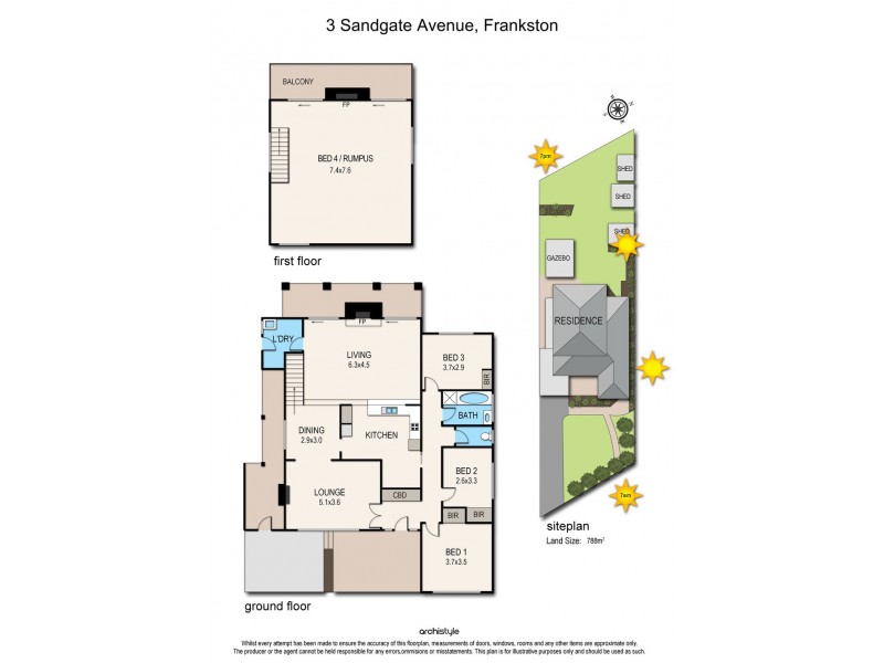 3 Sandgate Avenue, Frankston VIC 3199 Floorplan