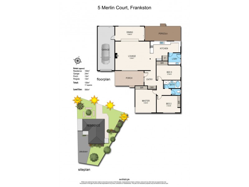 5 Merlin Court, Frankston VIC 3199 Floorplan