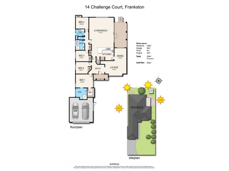 14 Challenge Court, Frankston VIC 3199 Floorplan