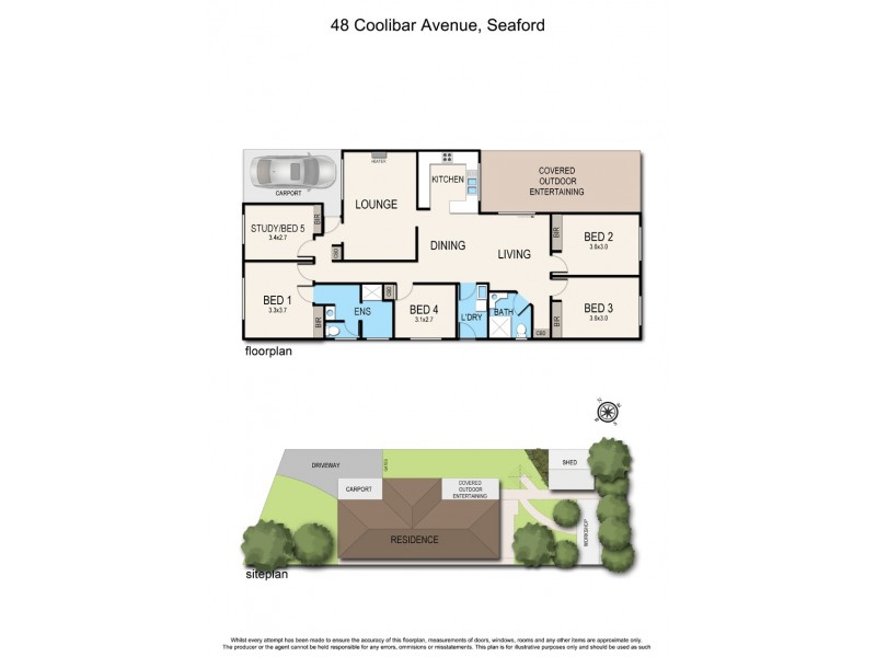 48 Coolibar Avenue, Seaford VIC 3198 Floorplan