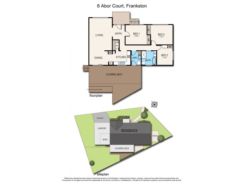 6 Abor Court, Frankston VIC 3199 Floorplan