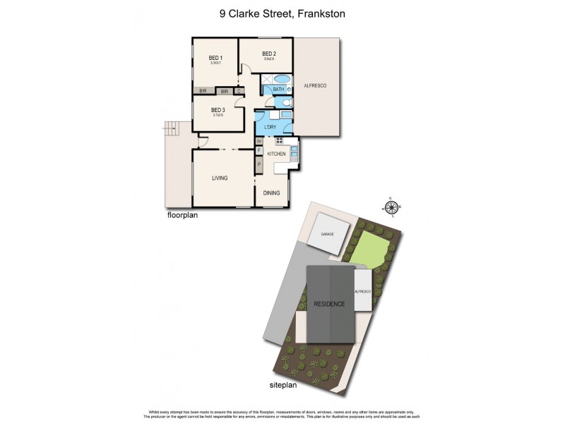 9 Clarke Street, Frankston VIC 3199 Floorplan