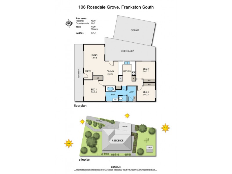106 Rosedale Grove, Frankston South VIC 3199 Floorplan