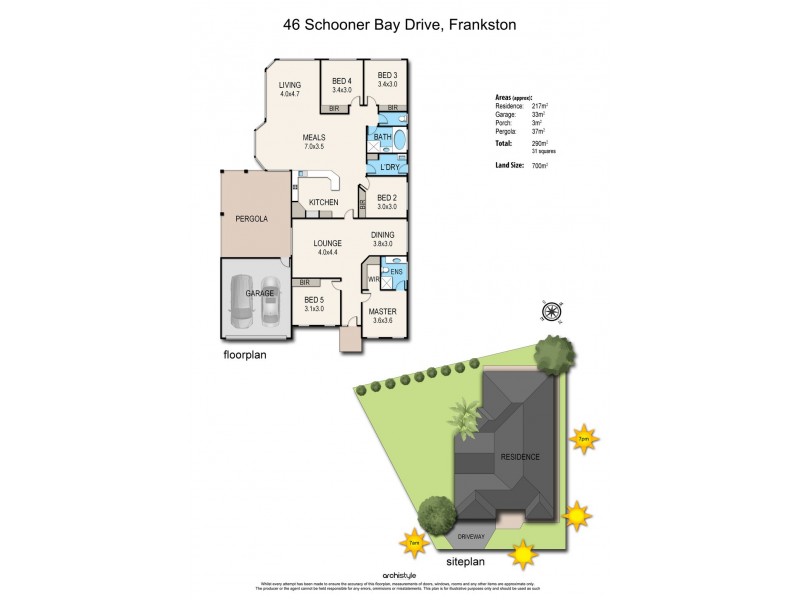 46 Schooner Bay Drive, Frankston VIC 3199 Floorplan