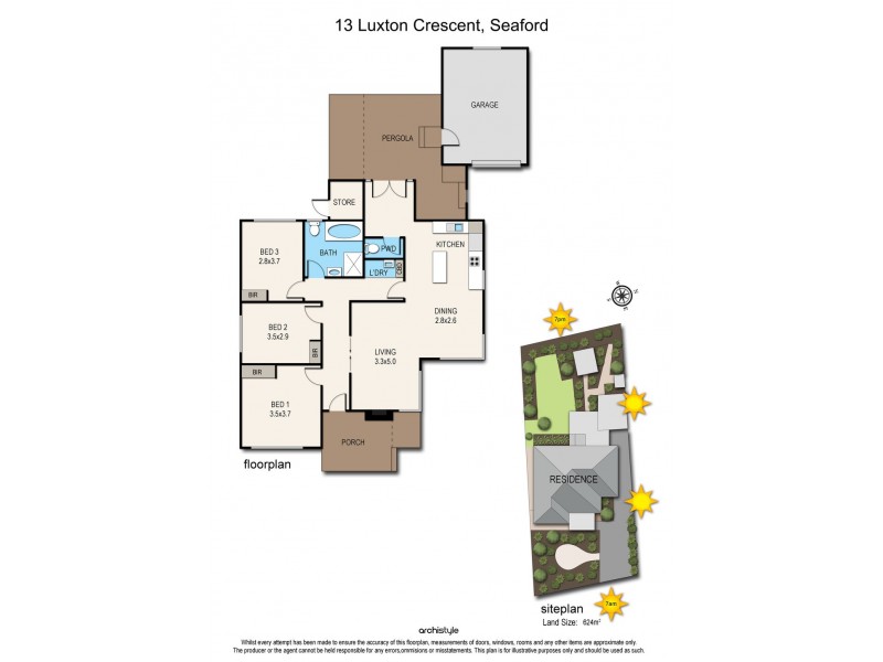 13 Luxton Terrace, Seaford VIC 3198 Floorplan