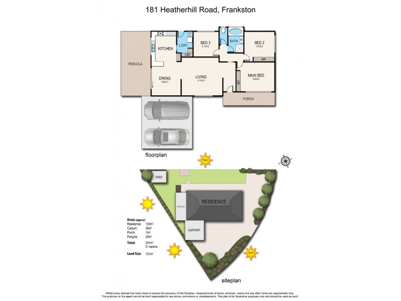 181 Heatherhill Road, Frankston VIC 3199 Floorplan