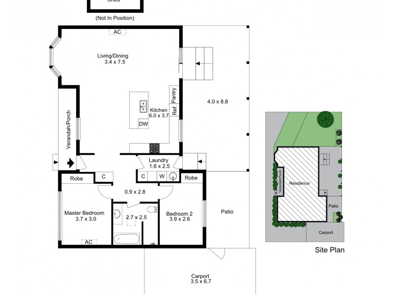 1/59 Austral Crescent, Baxter VIC 3911 Floorplan