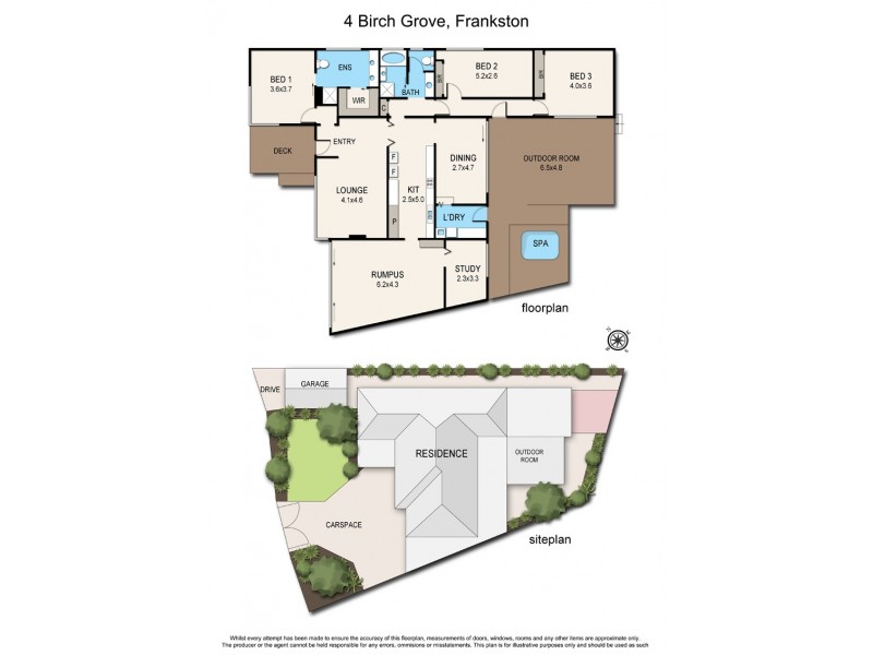4 Birch Grove, Frankston VIC 3199 Floorplan