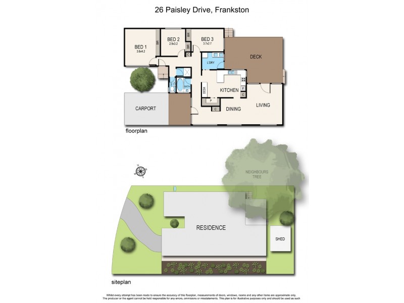 26 Paisley Drive, Frankston VIC 3199 Floorplan