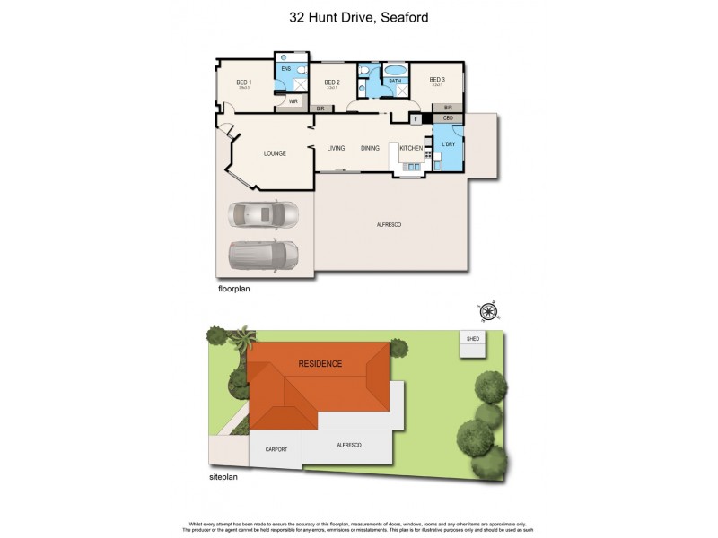 32 Hunt Drive, Seaford VIC 3198 Floorplan