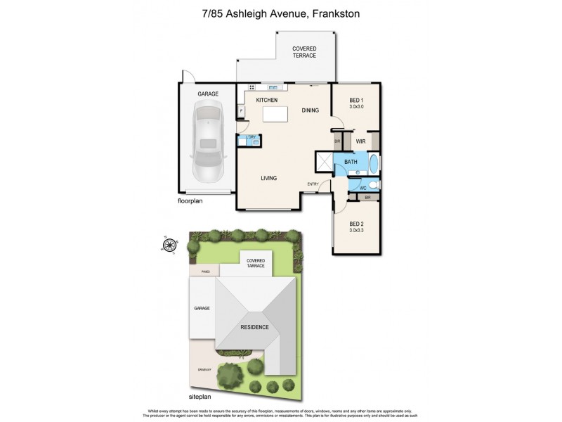 7/85 Ashleigh Avenue, Frankston VIC 3199 Floorplan
