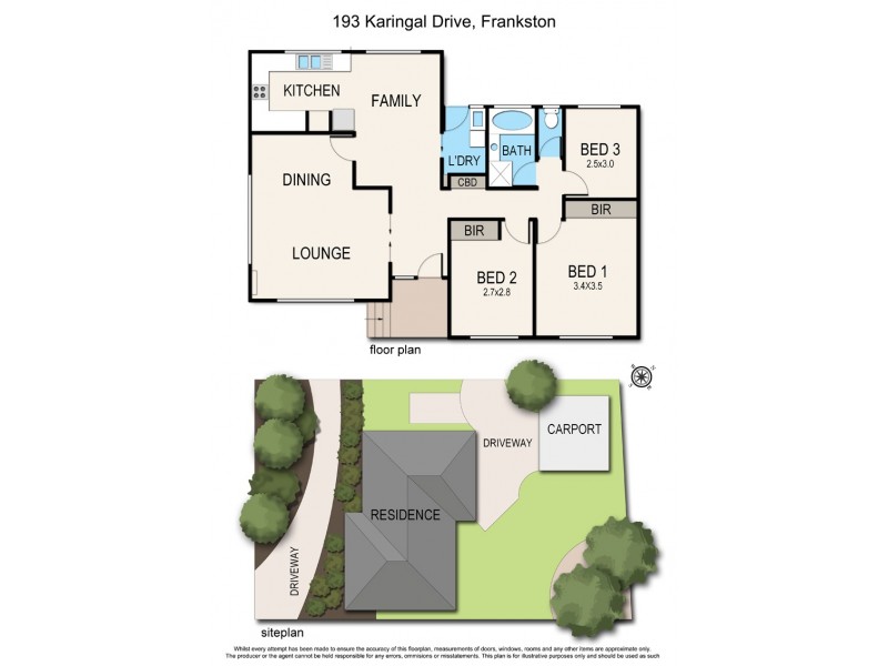 193 Karingal Drive, Frankston VIC 3199 Floorplan
