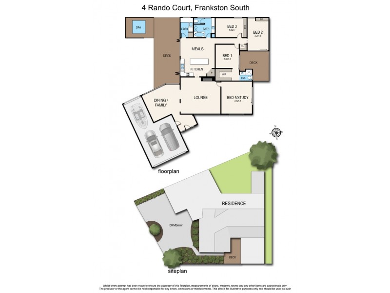 4 Rando Court, Frankston South VIC 3199 Floorplan