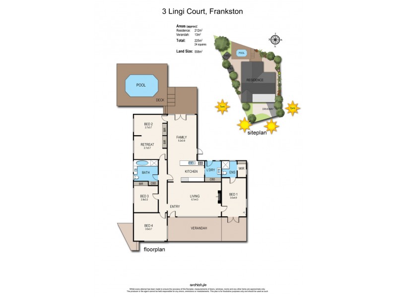 3 Lingi Court, Frankston VIC 3199 Floorplan