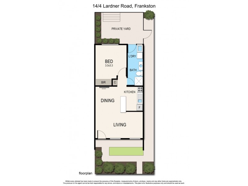 14/4 Lardner Road, Frankston VIC 3199 Floorplan