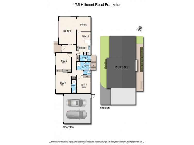 4/35 Hillcrest Road, Frankston VIC 3199 Floorplan