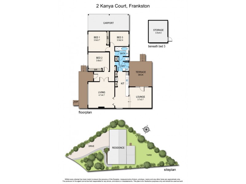 2 Kanya Court, Frankston VIC 3199 Floorplan