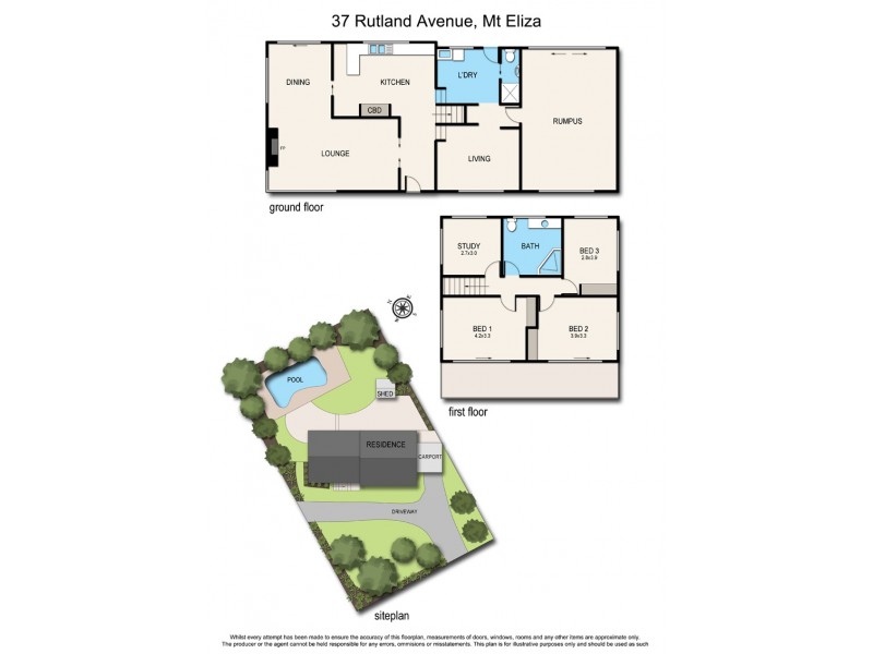 37 Rutland Avenue, Mount Eliza VIC 3930 Floorplan