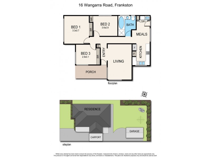 16 Wangarra Road, Frankston VIC 3199 Floorplan