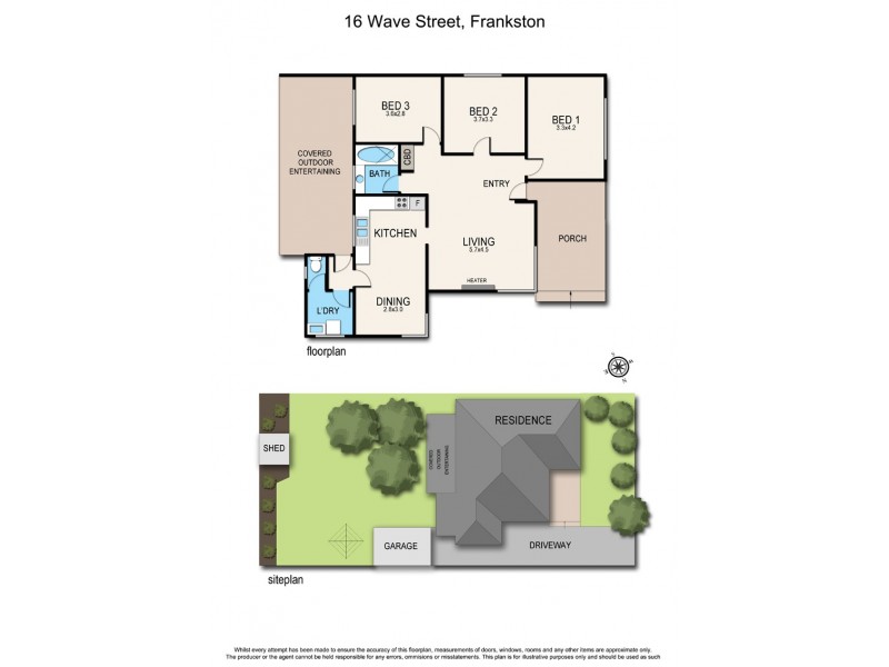 16 Wave Street, Frankston VIC 3199 Floorplan