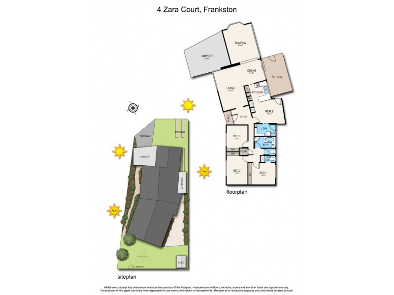 4 Zara Court, Frankston VIC 3199 Floorplan