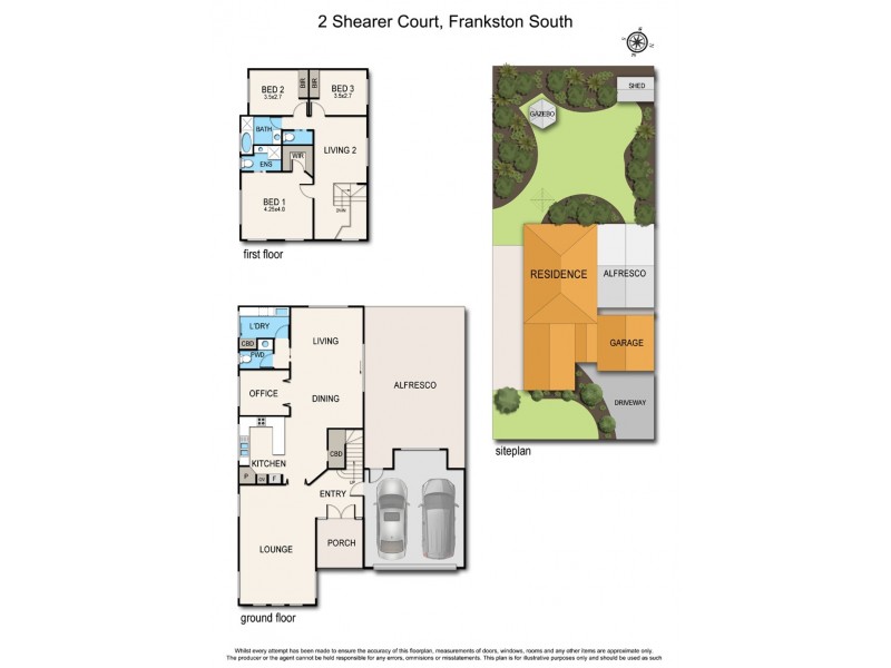 2 Shearer Court, Frankston South VIC 3199 Floorplan