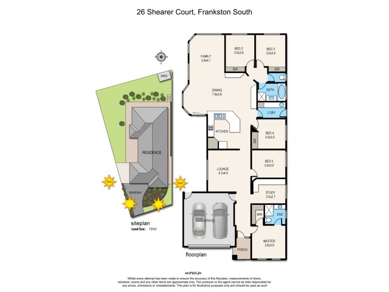 26 Shearer Court, Frankston South VIC 3199 Floorplan