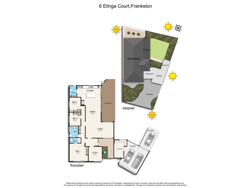 6 Elinga Court, Frankston VIC 3199 Floorplan