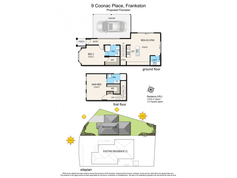 9 Coonac Place, Frankston VIC 3199 Floorplan