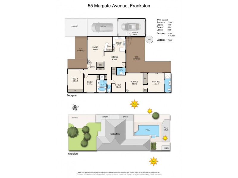 55 Margate Avenue, Frankston VIC 3199 Floorplan