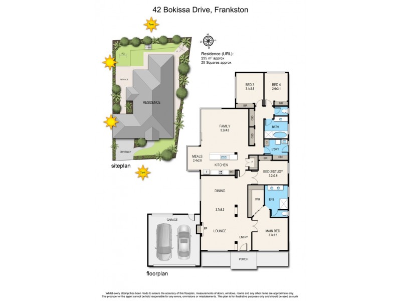 42 Bokissa Drive, Frankston VIC 3199 Floorplan