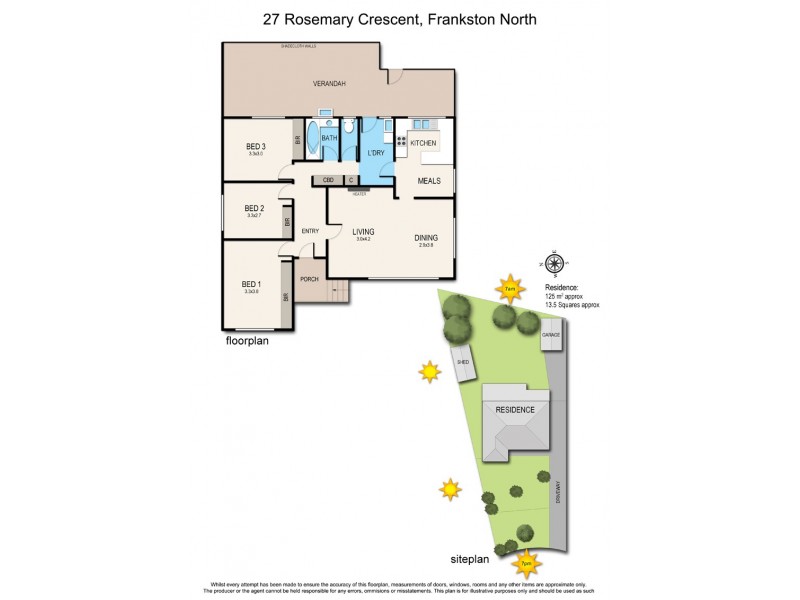 27 Rosemary Crescent, Frankston North VIC 3200 Floorplan