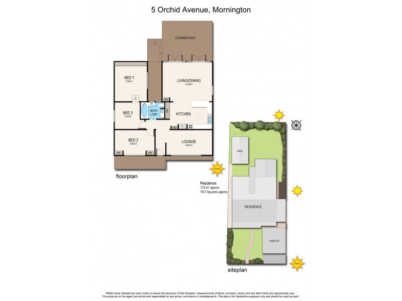 5 Orchid Avenue, Mornington VIC 3931 Floorplan