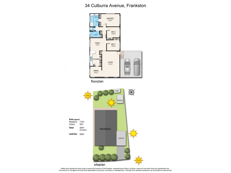 34 Culburra Avenue, Frankston VIC 3199 Floorplan