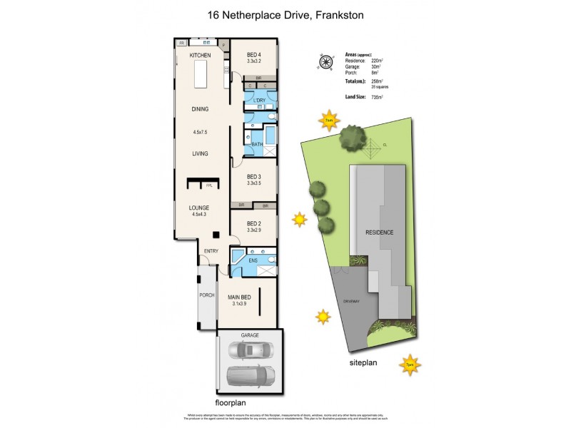 16 Netherplace Drive, Frankston VIC 3199 Floorplan