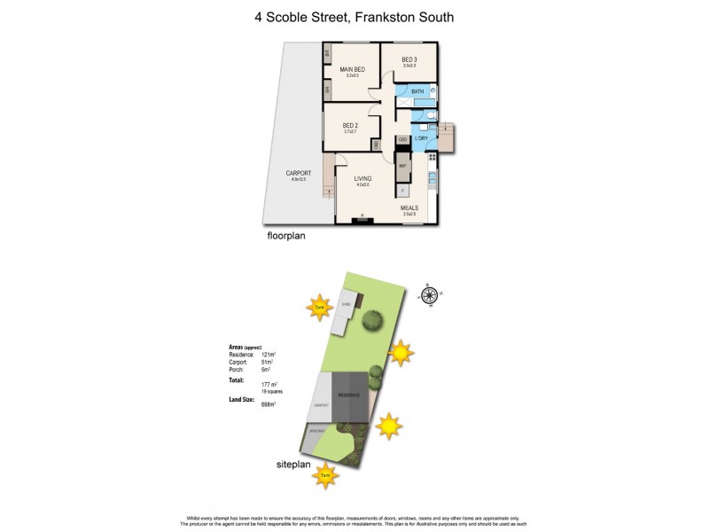 4 Scoble Street, Frankston South VIC 3199 Floorplan