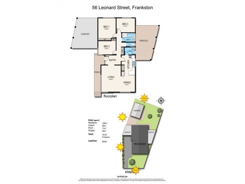 56 Leonard Street, Frankston VIC 3199 Floorplan