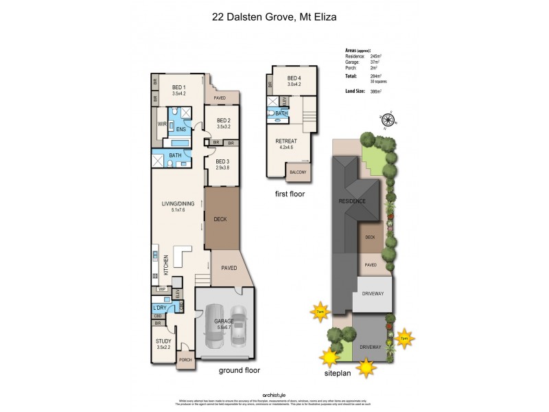 22 Dalsten Grove, Mount Eliza VIC 3930 Floorplan