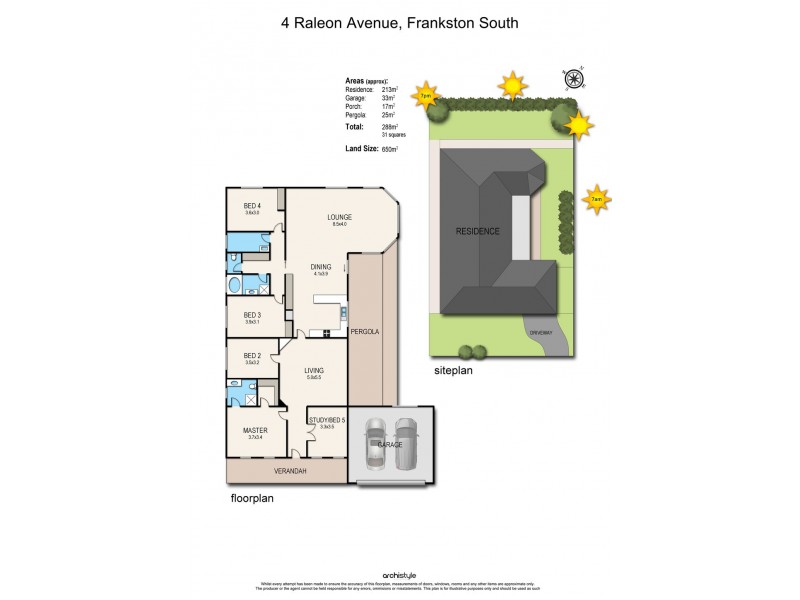 4 Raleon Avenue, Frankston South VIC 3199 Floorplan