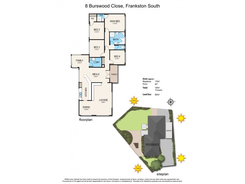 8 Burswood Close, Frankston South VIC 3199 Floorplan