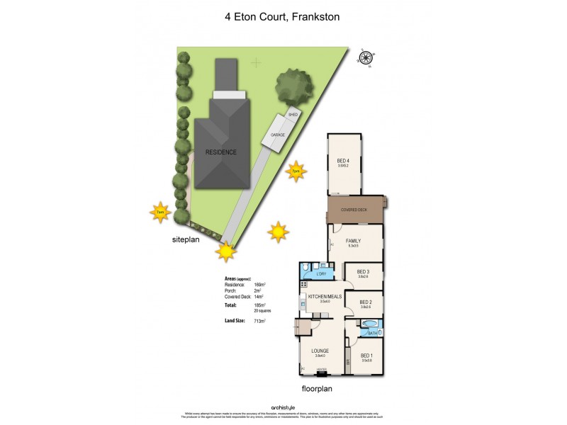 4 Eton Court, Frankston VIC 3199 Floorplan