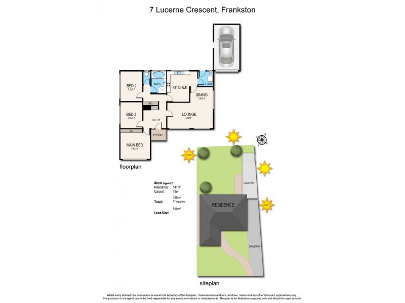 7 Lucerne Crescent, Frankston VIC 3199 Floorplan