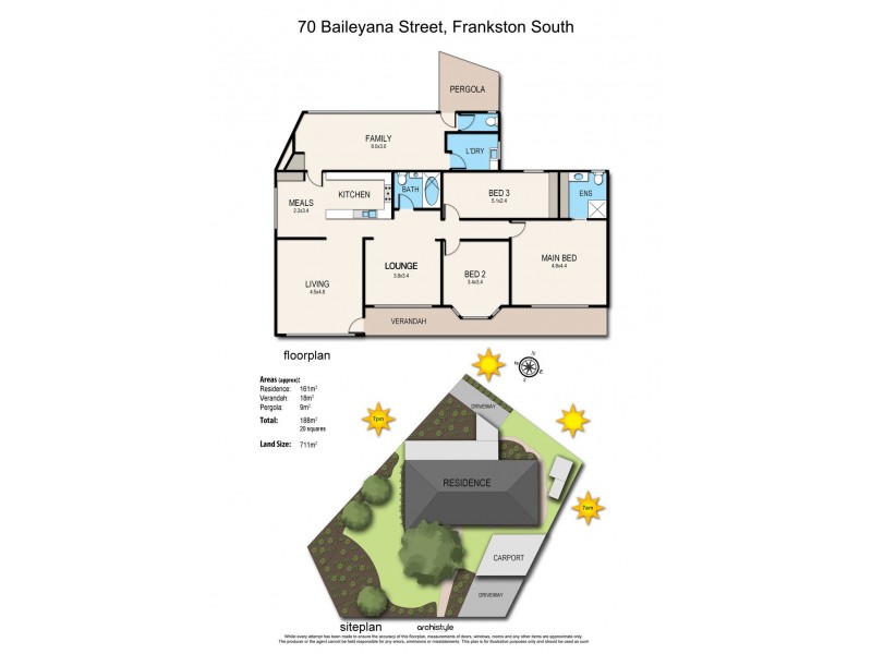 70 Baileyana Street, Frankston South VIC 3199 Floorplan